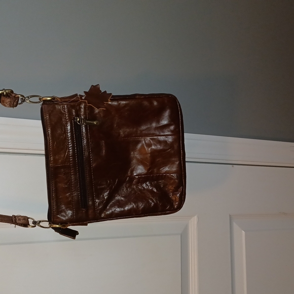 Brown leather, Crossbody, shoulder - Picture 4 of 4
